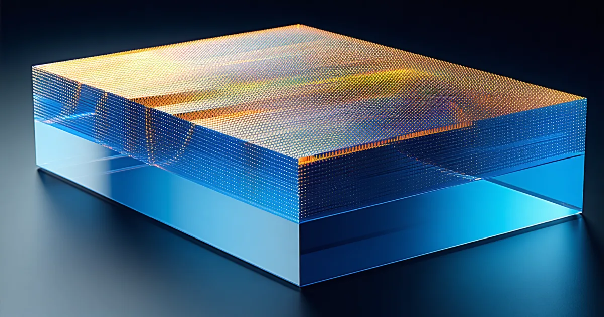 Crystal surface facet visualization showing layered oxide cathode particle morphology